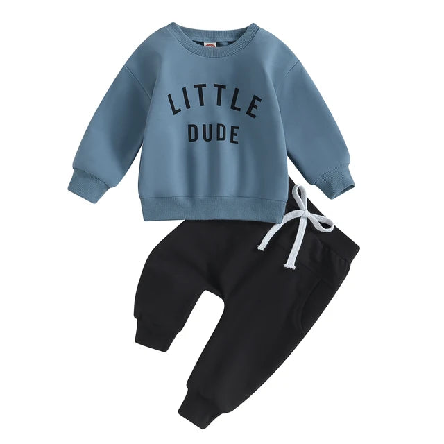 Mini Fashion™ - Stoere 'Little Dude' Set Katoen