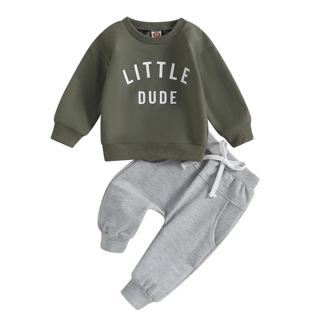 Mini Fashion™ - Stoere 'Little Dude' Set Katoen