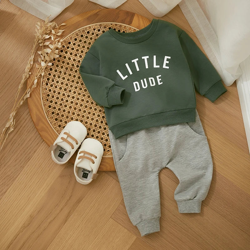 Mini Fashion™ - Stoere 'Little Dude' Set Katoen