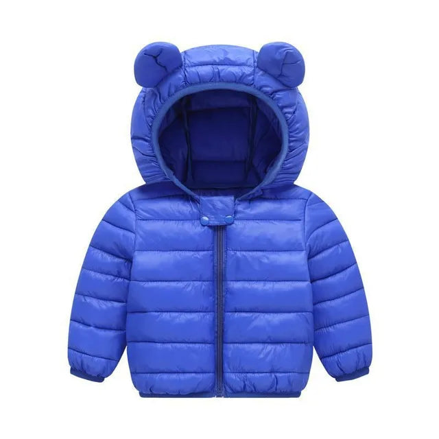 Mini Fashion™ - Polyester winterjas met Capuchon