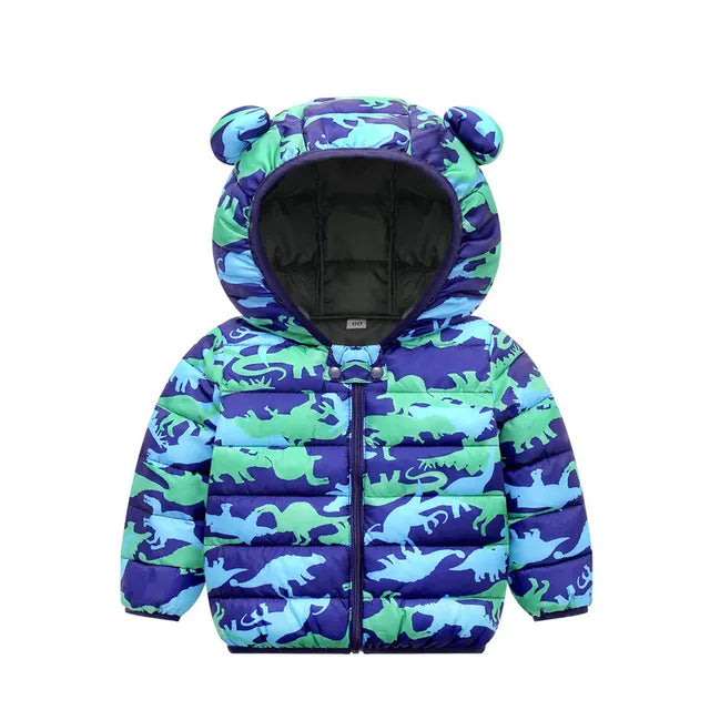 Mini Fashion™ - Polyester winterjas met Capuchon