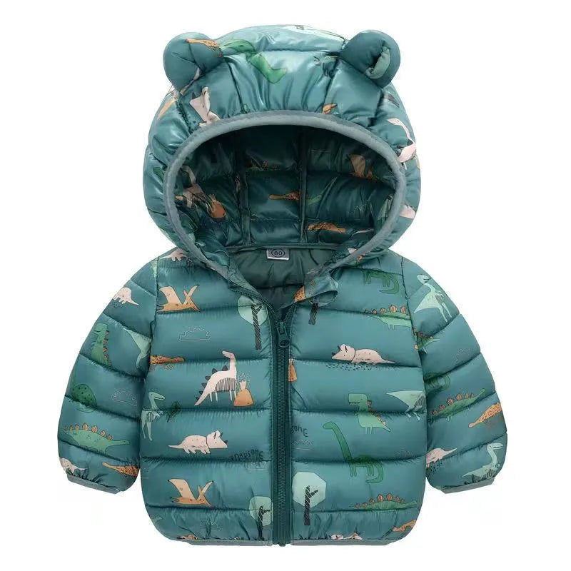 Mini Fashion™ - Polyester winterjas met Capuchon