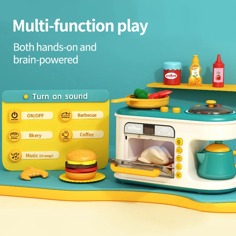 Kitchen Toy™ -  Leer speels koken - Keuken Speelgoed Set