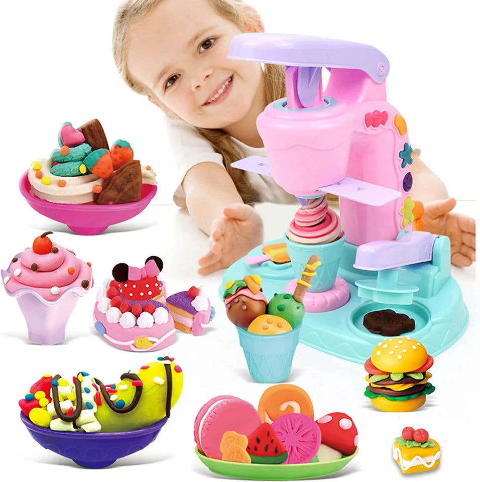 Ice Cream Clay Set™ - Koele Creaties - Klei ijsmachine