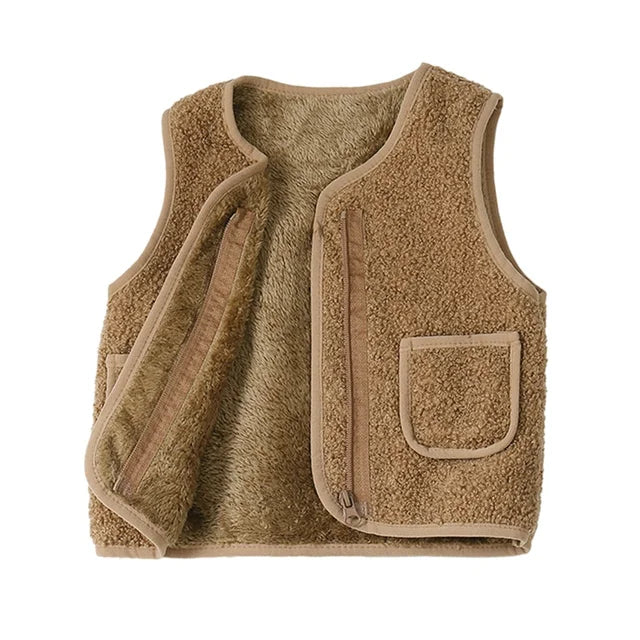 Mini Fashion™ - Gilet Lamswol look