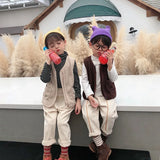 Mini Fashion™ - Gilet Lamswol look