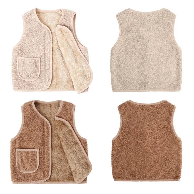 Mini Fashion™ - Gilet Lamswol look