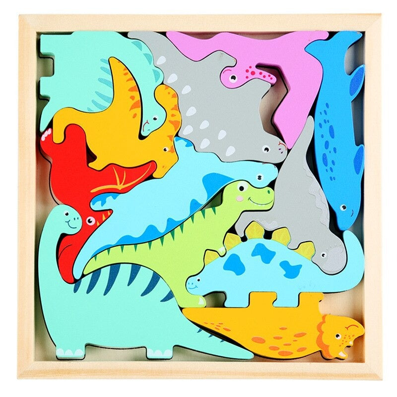 Woods™ - Wie past de vormen in de lijst? - Vormen puzzel (2+1 GRATIS)