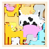 Woods™ - Wie past de vormen in de lijst? - Vormen puzzel (2+1 GRATIS)
