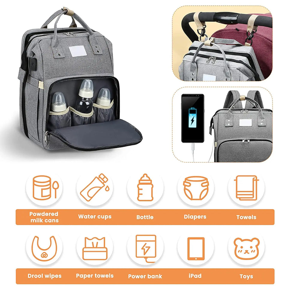 Travel Bag™ – Multifunctionele Luiertas Rugzak | Perfect Moederdag Cadeau voor Mama