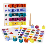 Wooden Screw Board™ | Spelenderwijs de fijne motoriek verbeteren - Puzzelspel