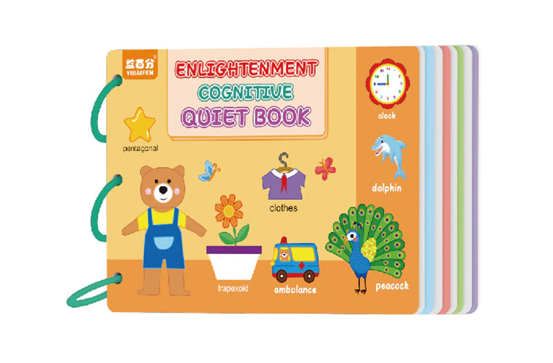 Quiet Book™ | Ontwikkel het cognitieve vermogen - Plakboek