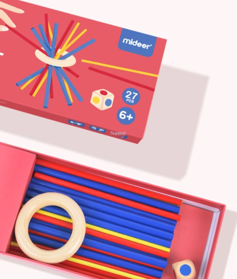 Woods™ - Houd de balans in het spel! - Mikado spel