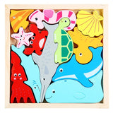 Woods™ - Wie past de vormen in de lijst? - Vormen puzzel (2+1 GRATIS)