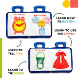 Quiet Book™ | Ontwikkel fijne motoriek - Montessori activiteitenboek