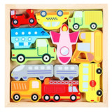 Woods™ - Wie past de vormen in de lijst? - Vormen puzzel (2+1 GRATIS)