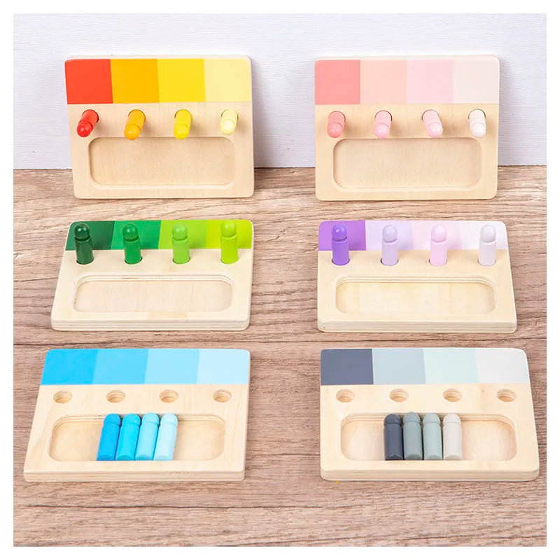 Woods™ - Kleurrijk Montessori - Leerplezier-bord