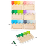 Woods™ - Kleurrijk Montessori - Leerplezier-bord