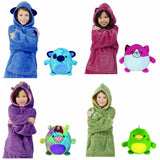 KnuffelHoodie™ - Hoodie en knuffel in een! - Warm & Multifunctioneel