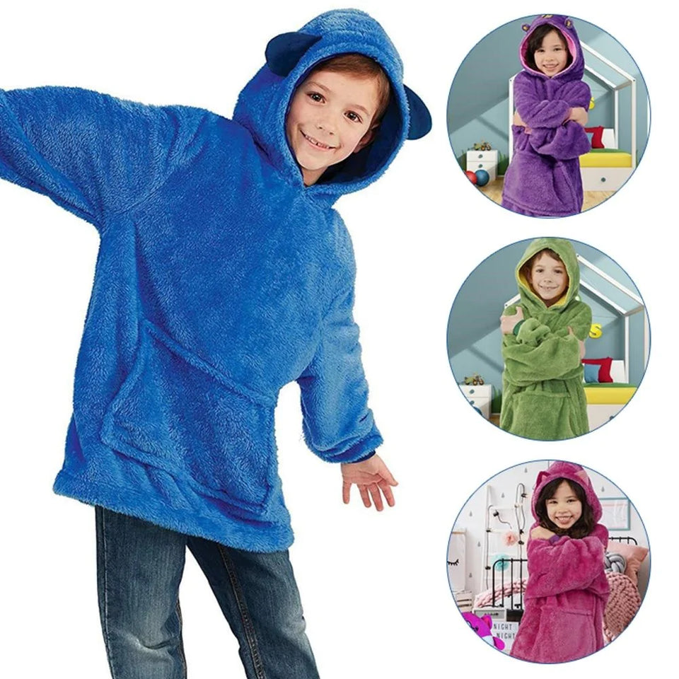 KnuffelHoodie™ - Hoodie en knuffel in een! - Warm & Multifunctioneel
